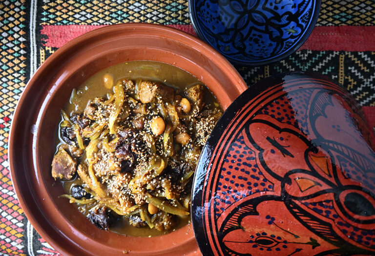 Recipe for Lamb Tagine with Prunes and Almonds – Cocoa & Lavender