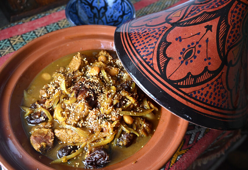 Recipe For Lamb Tagine With Prunes And Almonds – Cocoa & Lavender