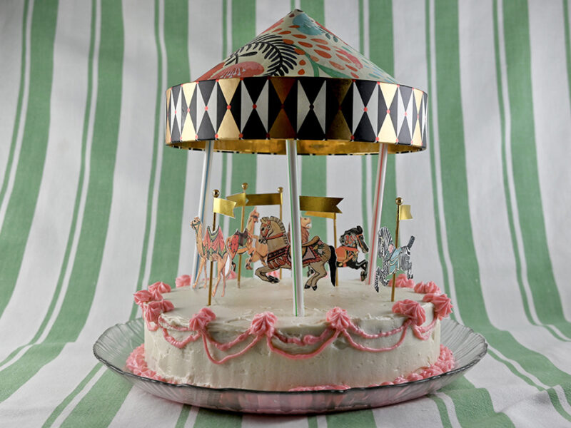 Mary Poppins' Merry-Go-Round Cake