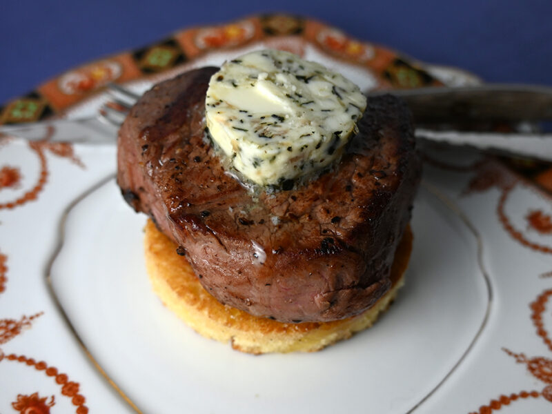 Filet Mignon with Tarragon Butter