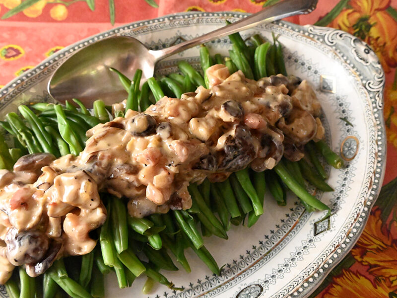 Deconstructed Green Bean Casserole