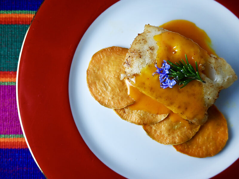 Black Cod with Saffron Beurre Blanc