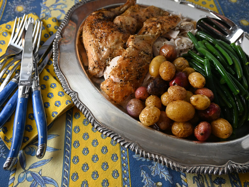 Champagne Roast Chicken