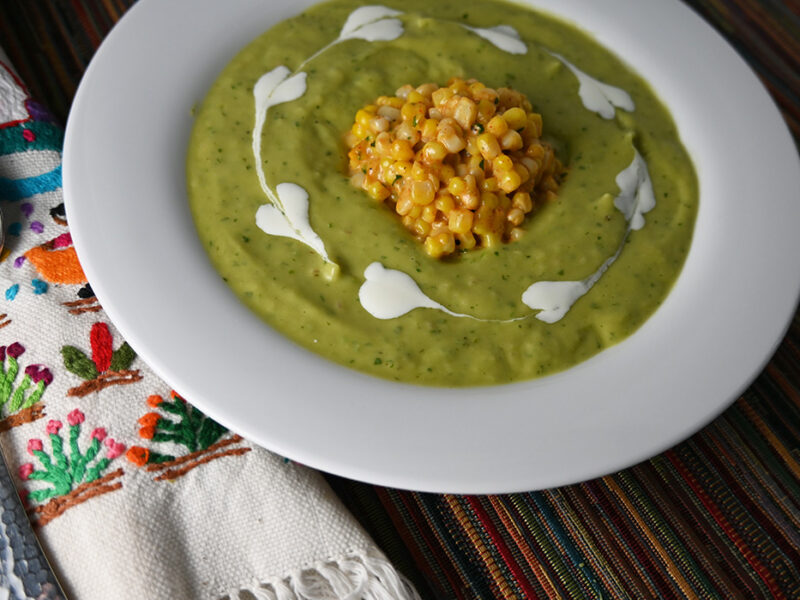 Avocado and Corn Soup
