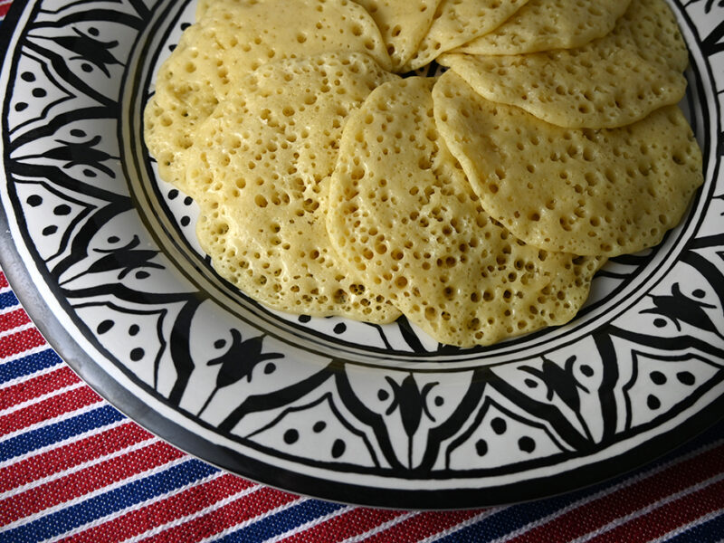 Baghrir — a Moroccan Breakfast Bread